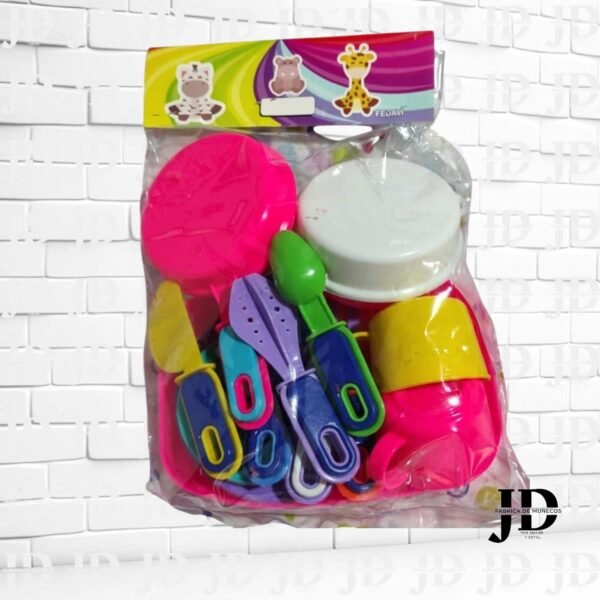 SET DE COCINA CON ESTUFA POR 17 pcs - Image 2